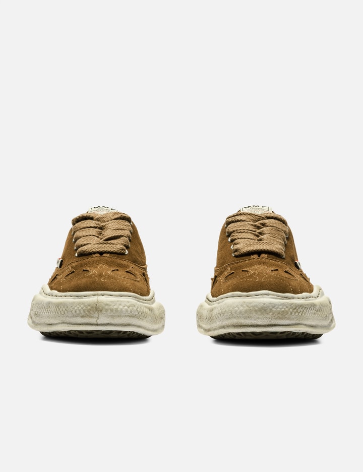 "BAKER" Original Sole Western Detail Suede Low-top Sneaker