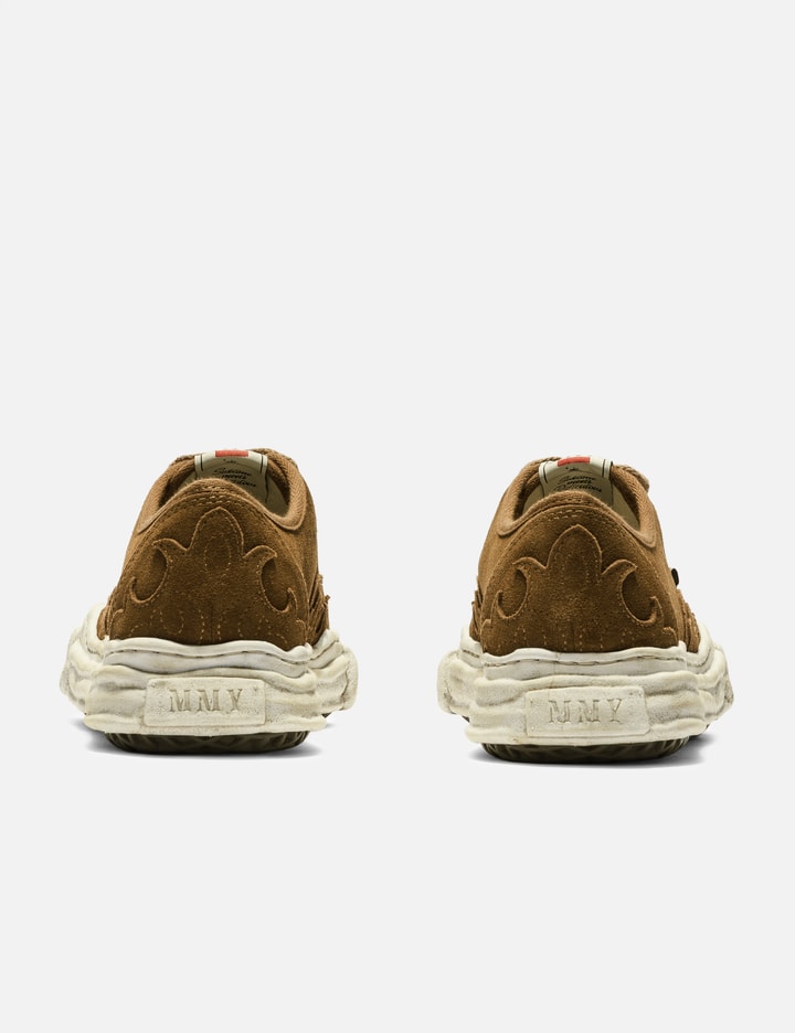 "BAKER" Original Sole Western Detail Suede Low-top Sneaker