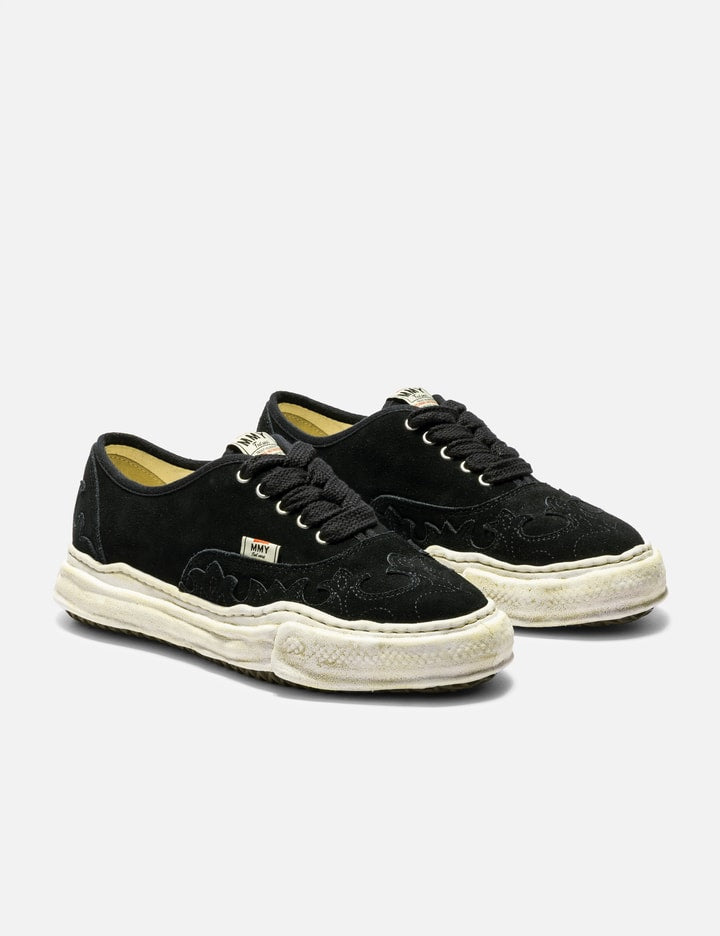 "BAKER" Original Sole Western Detail Suede Low-top Sneaker