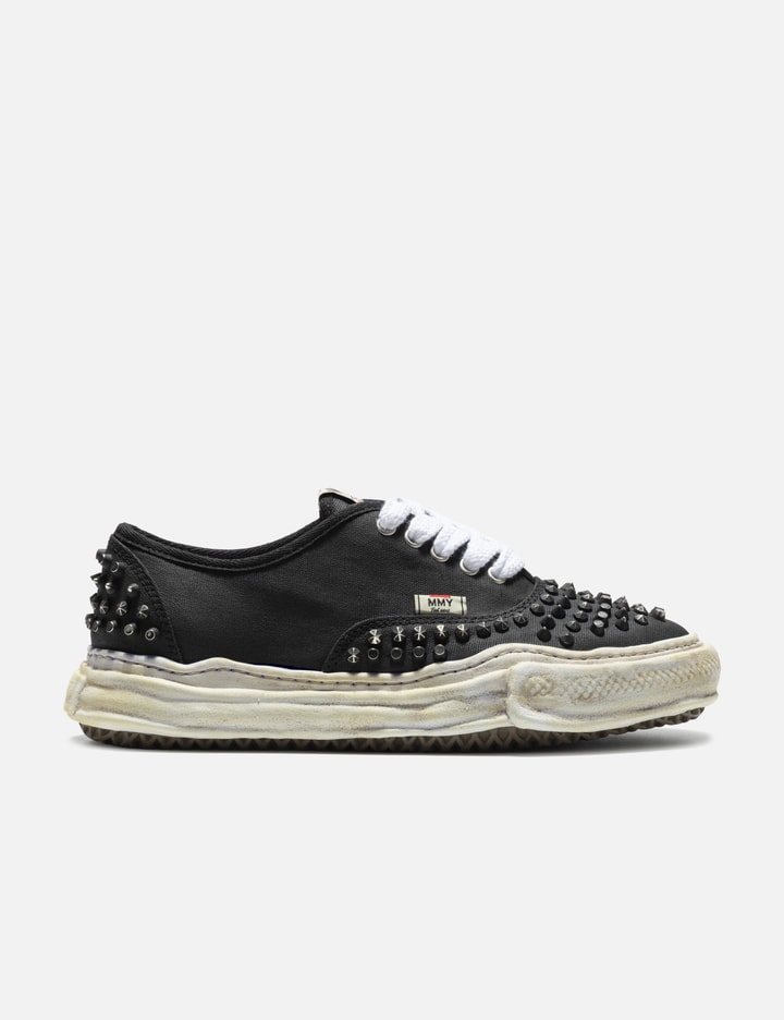 "BAKER" OG Sole Studded Canvas Low-Top Sneaker