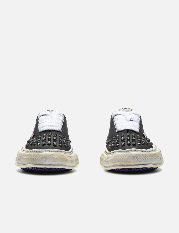 "BAKER" OG Sole Studded Canvas Low-Top Sneaker