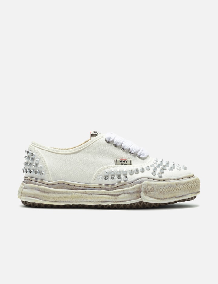 "BAKER" OG Sole Studded Canvas Low-Top Sneaker