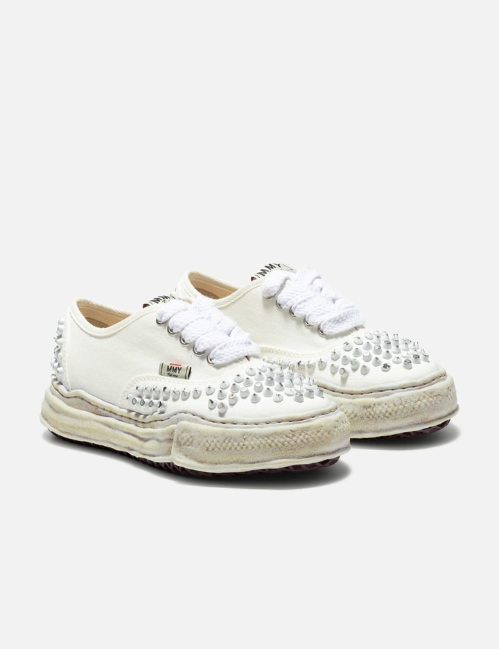 "BAKER" OG Sole Studded Canvas Low-Top Sneaker
