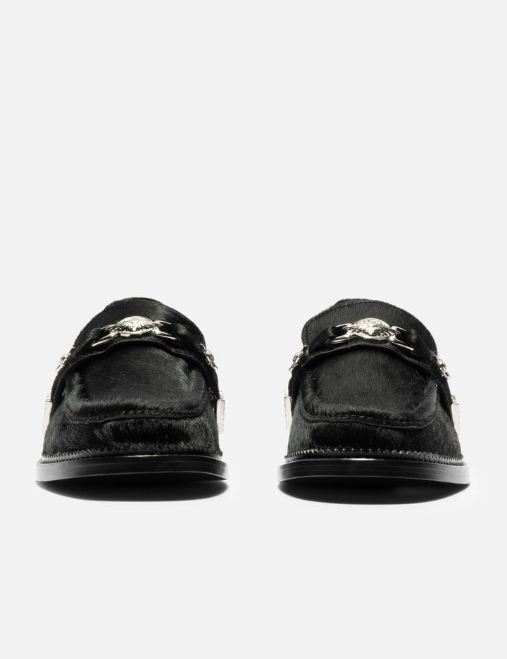 HBX EXCLUSIVE BLACK PONY LOAFER