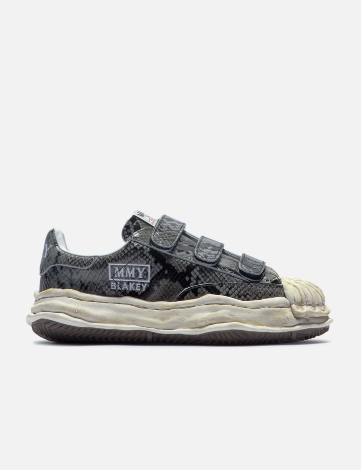 "BLAKEY" OG Sole Python Printed Leather Low-top Sneakers