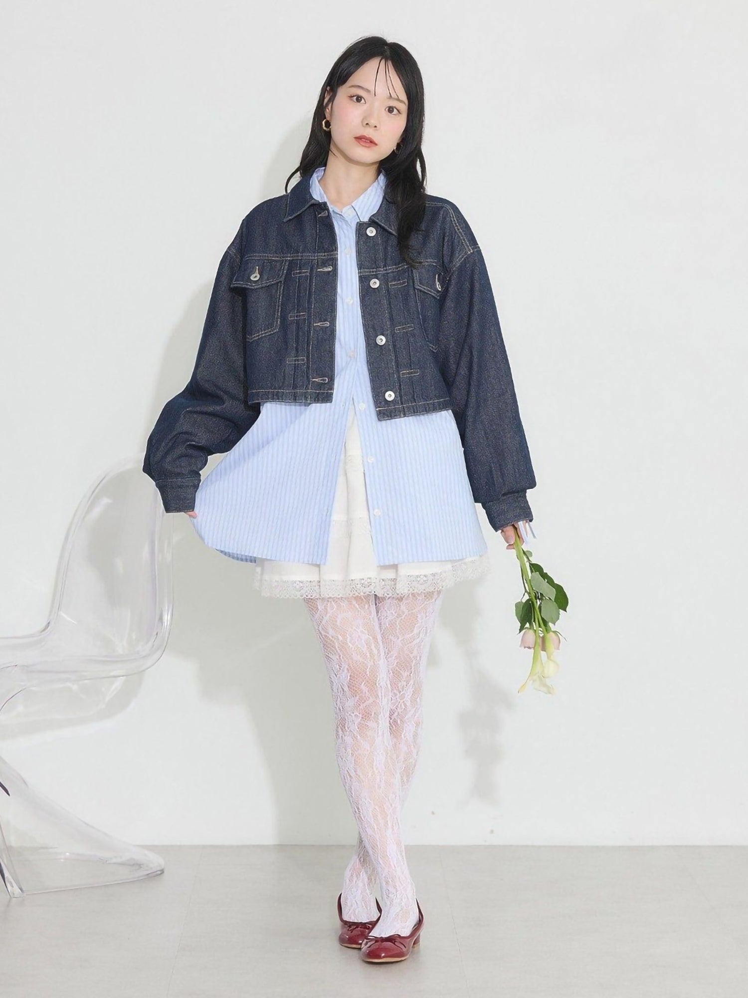 Nika Short Denim Jacket