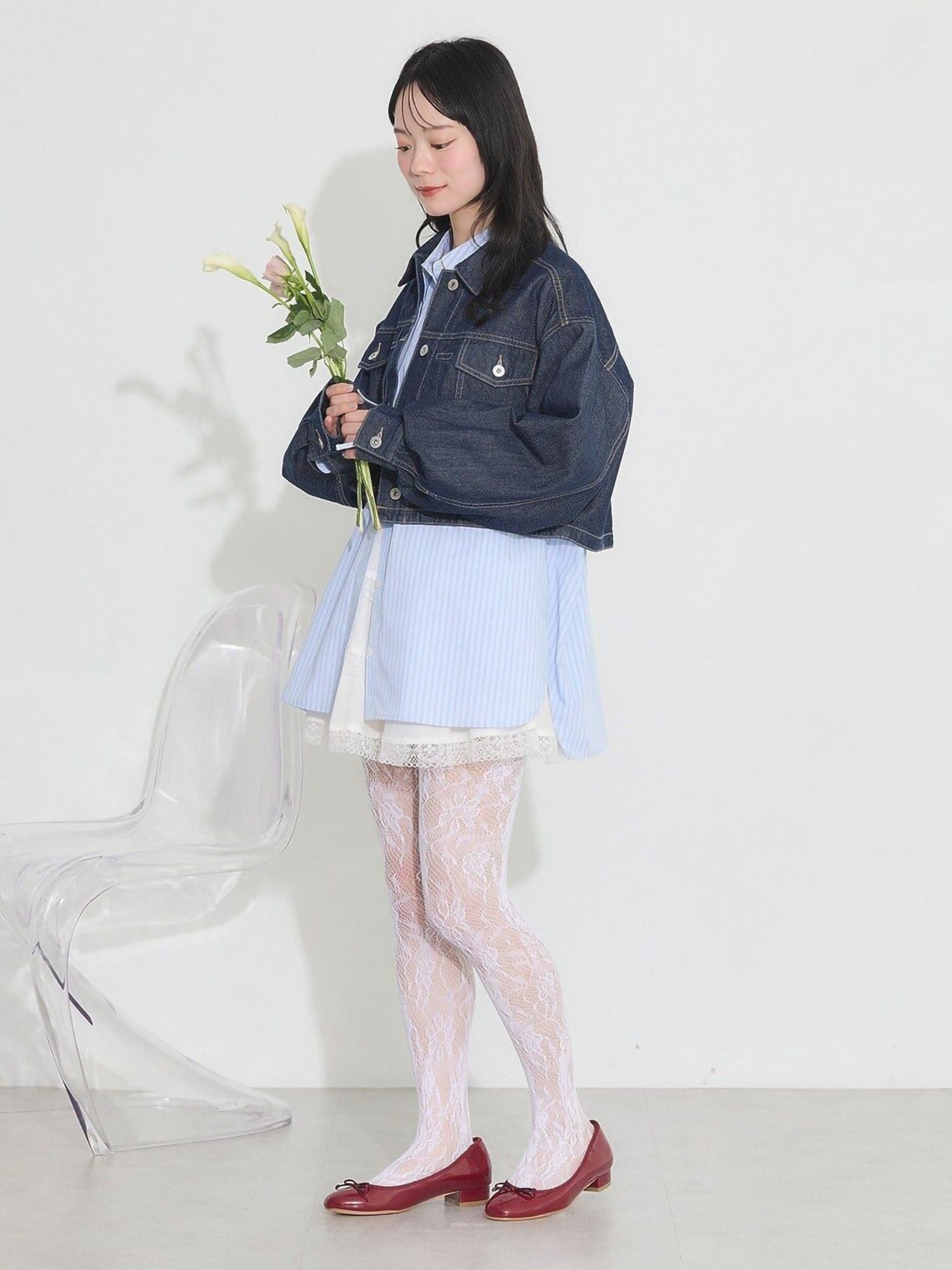 Nika Short Denim Jacket