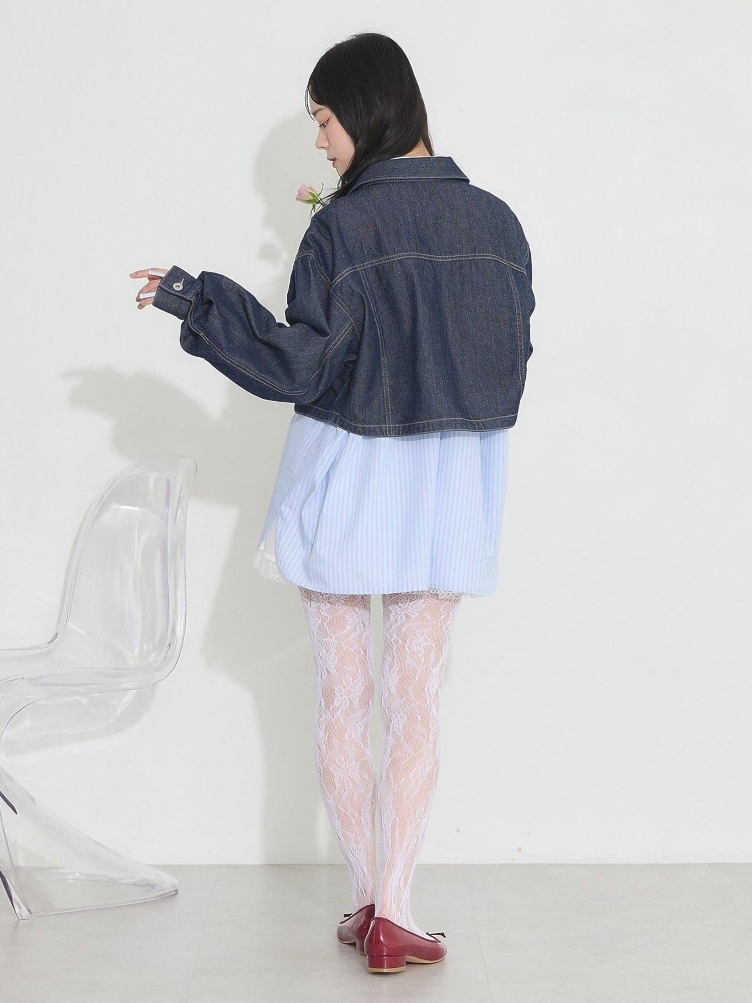 Nika Short Denim Jacket