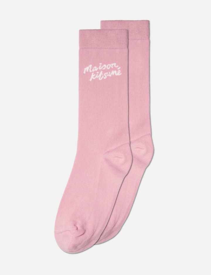 MAISON KITSUNE HANDWRITING SOCKS