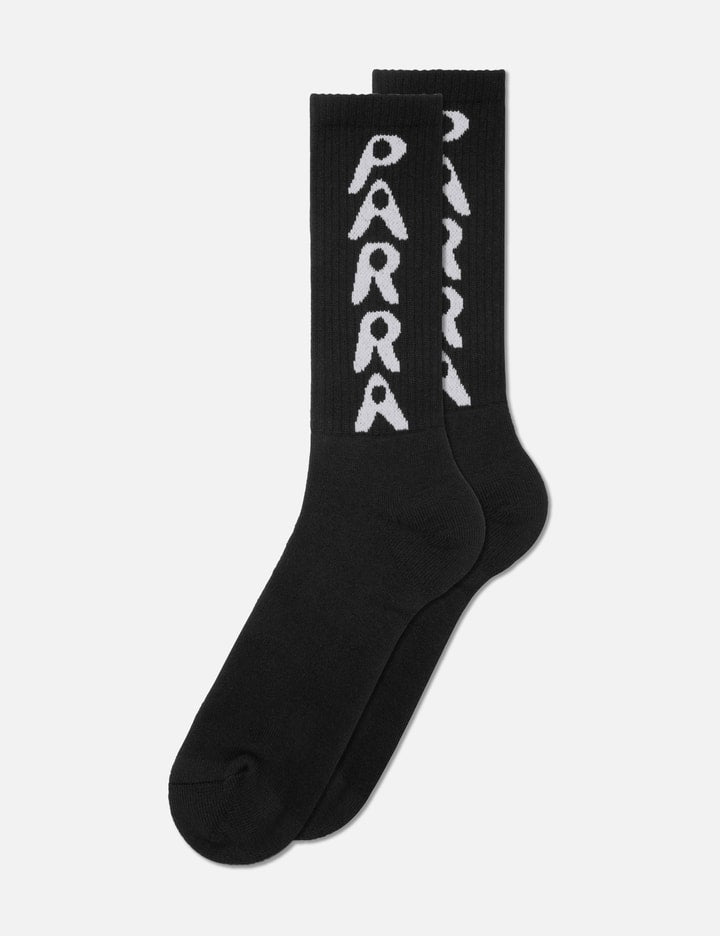 Hole Logo Crew Socks