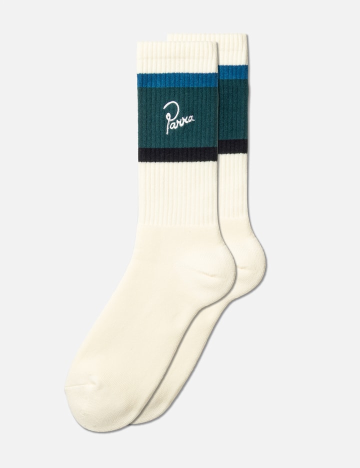 Signature Striped Crew Socks