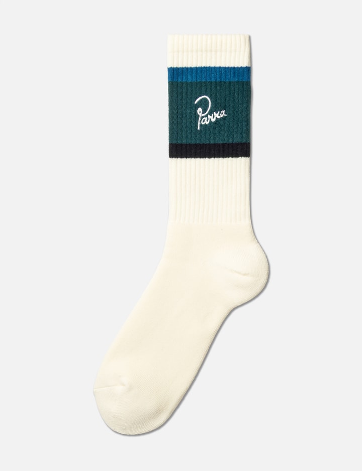 Signature Striped Crew Socks