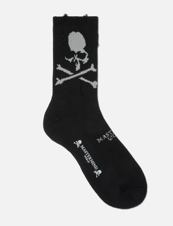 Distressed Crew Socks 2