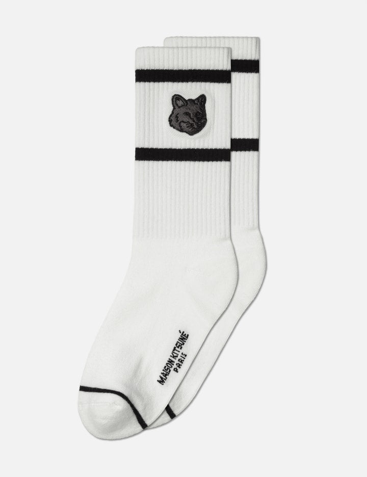 Bold Fox Head Sporty Socks