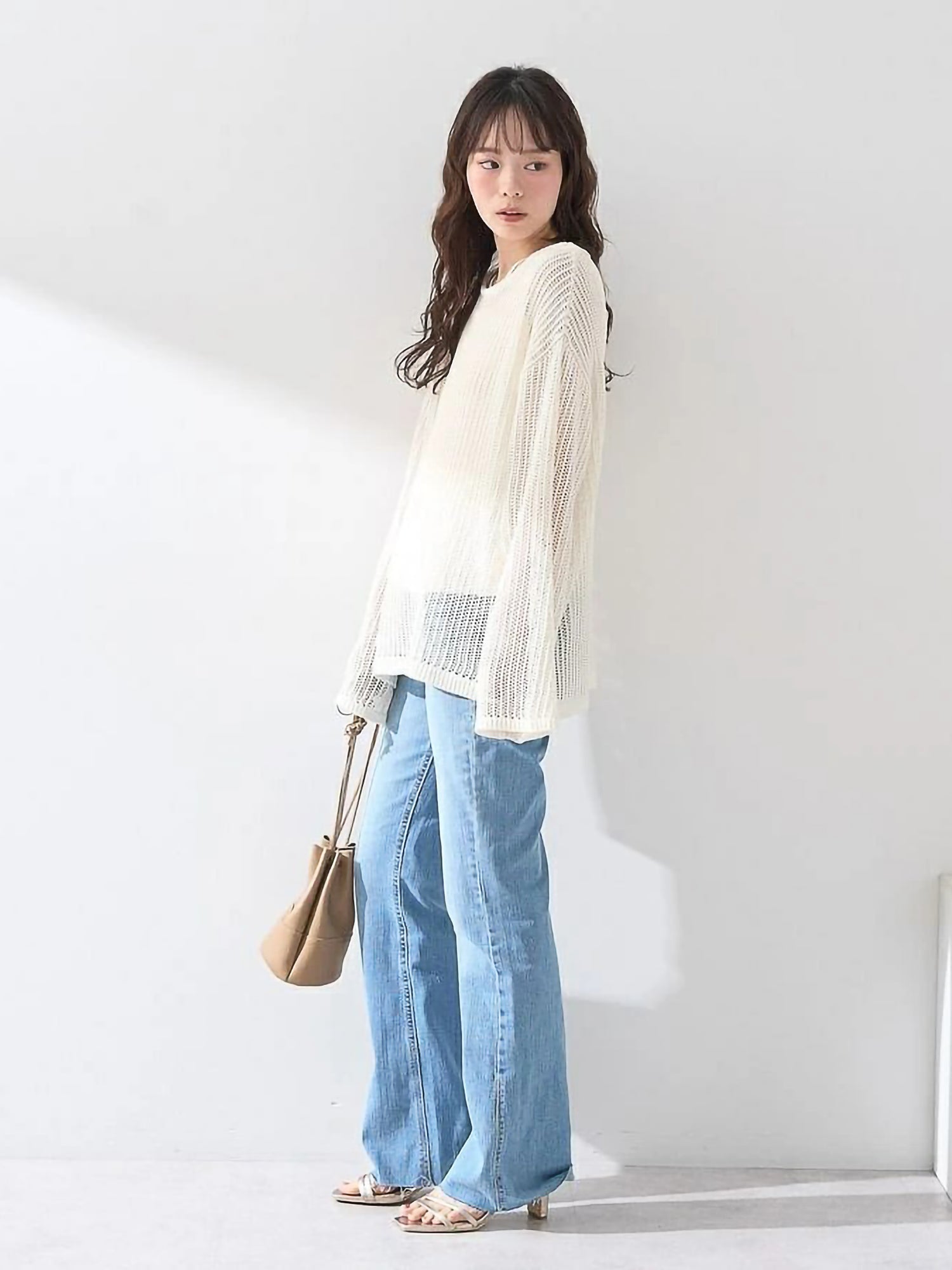 Suisen Flare Denim Pants