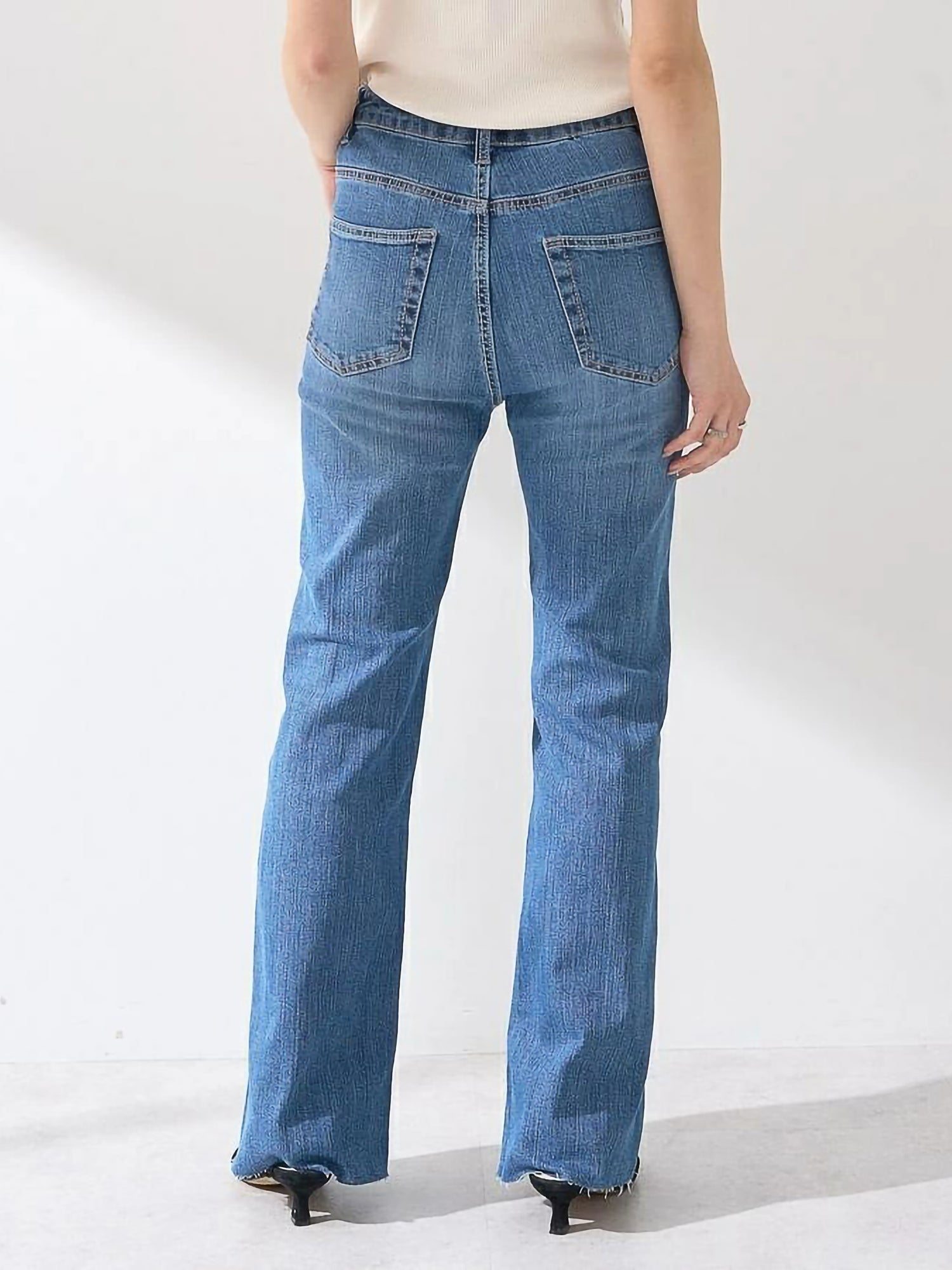 Suisen Flare Denim Pants