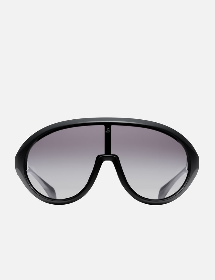 Moncler + Rick Owens Contrast Oval Sunglasses