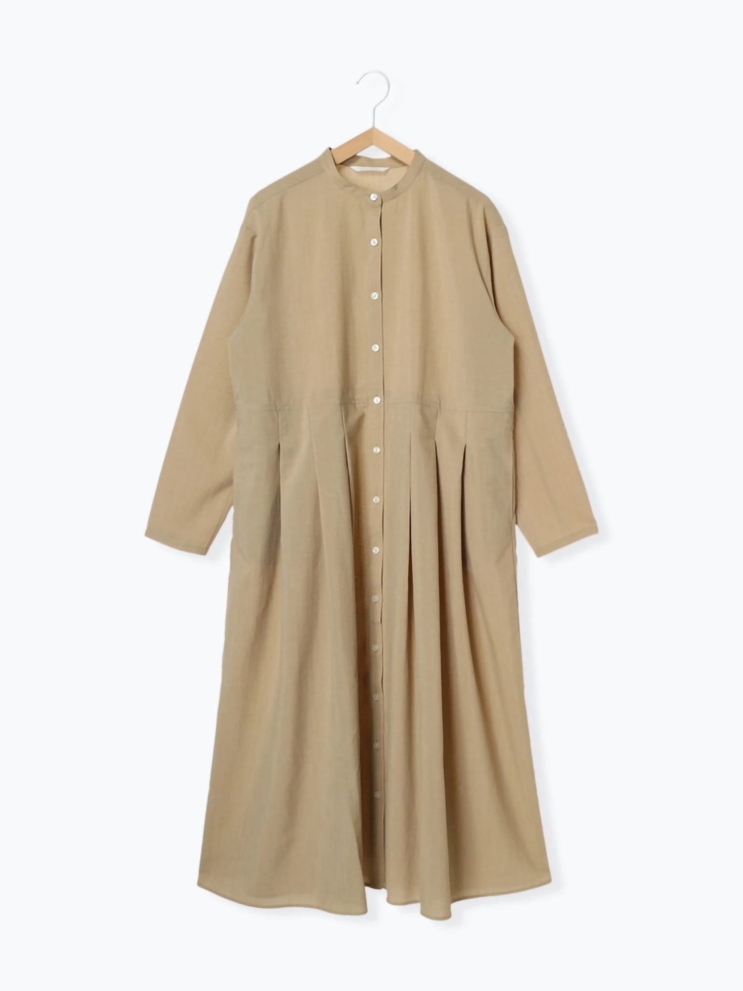 Suzuhara [Water Repellent] Stand Collar Dress
