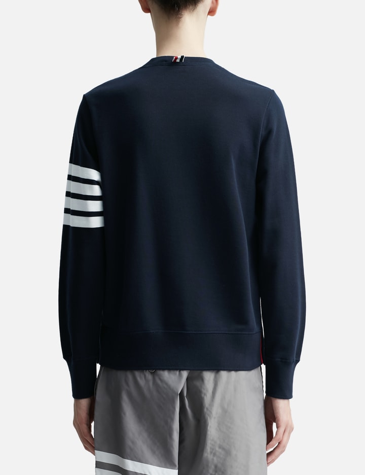Loopback Jersey Knit 4-Bar Crewneck Sweatshirt
