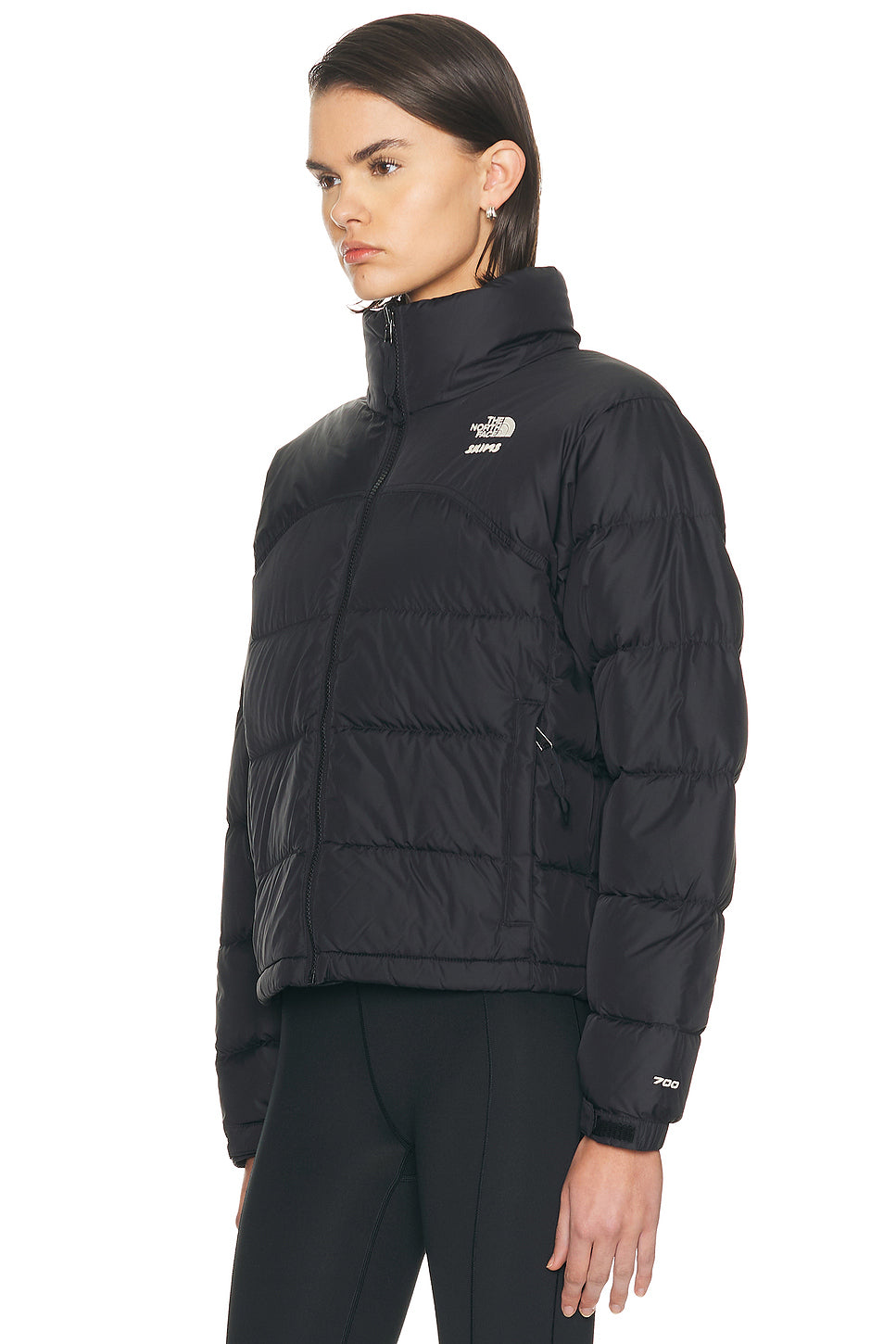 x SKIMS 2000 Retro Shrunken Nuptse Jacket