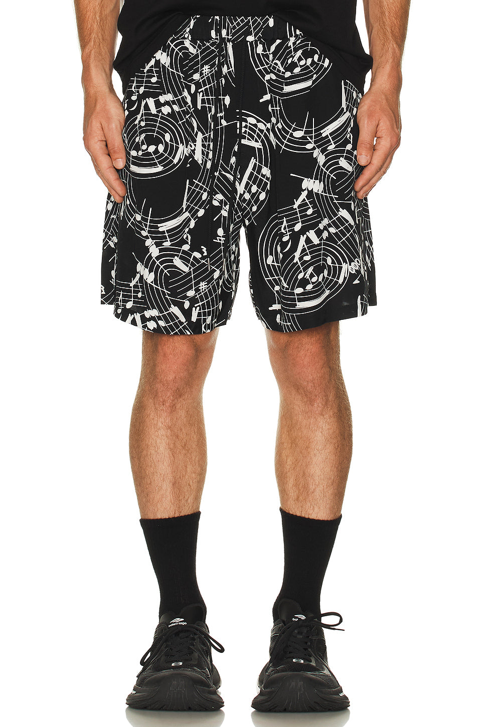 Music Note Hawaiian Shorts
