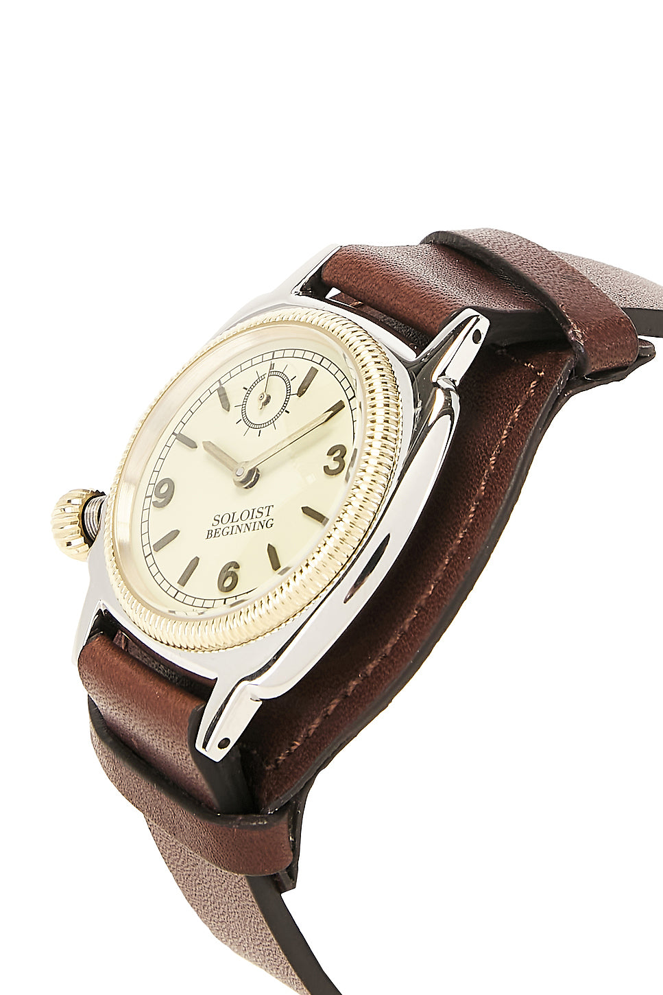 Coussin Type L Leather Belt Watch