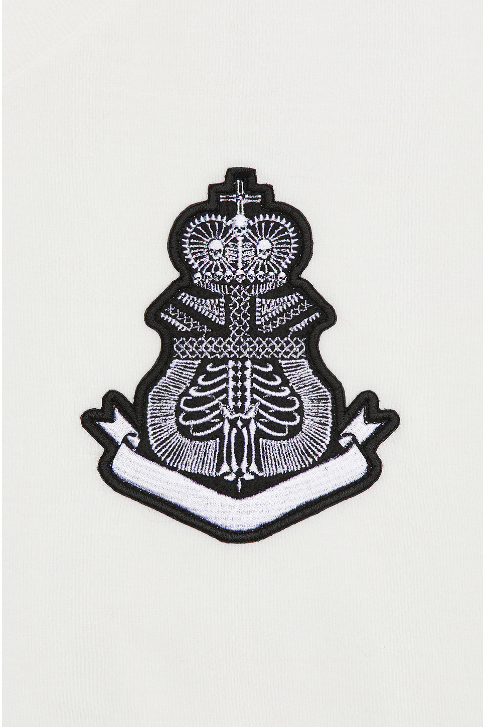 S Logo And Bone Emblem Pocket Tee