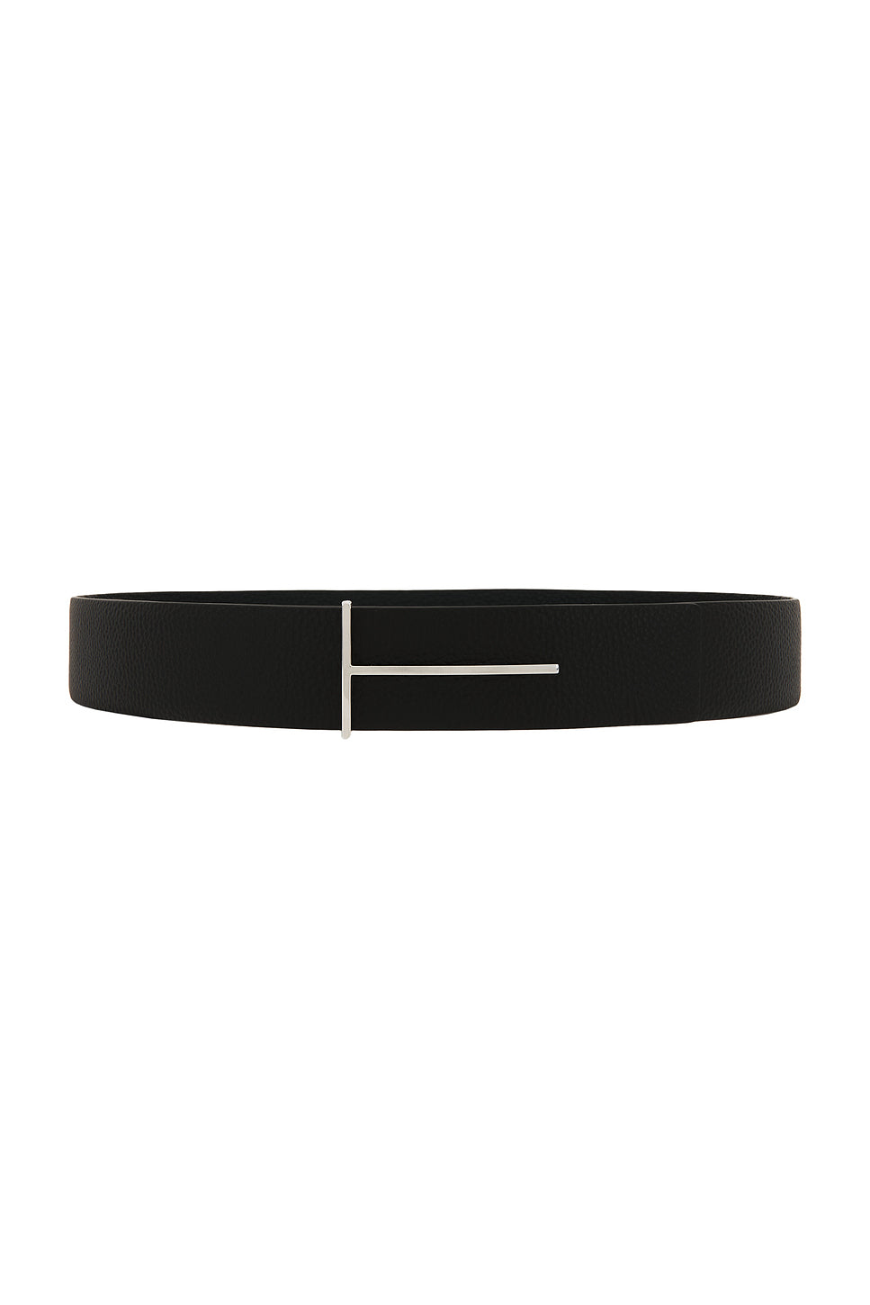 Soft Grain Leather Reversible Slim T Belt 38 Mm
