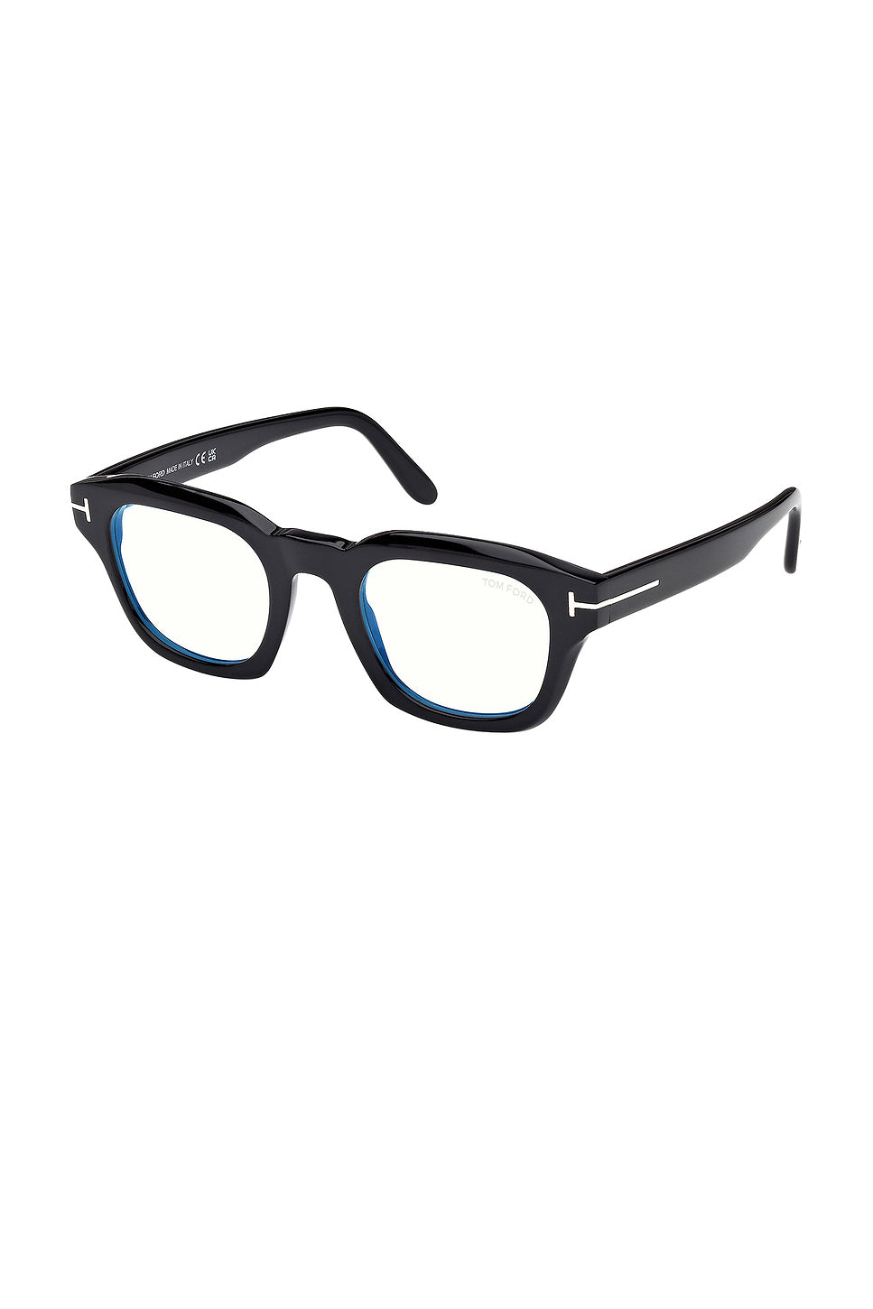 Blue Block Optical Square Acetate Glasses