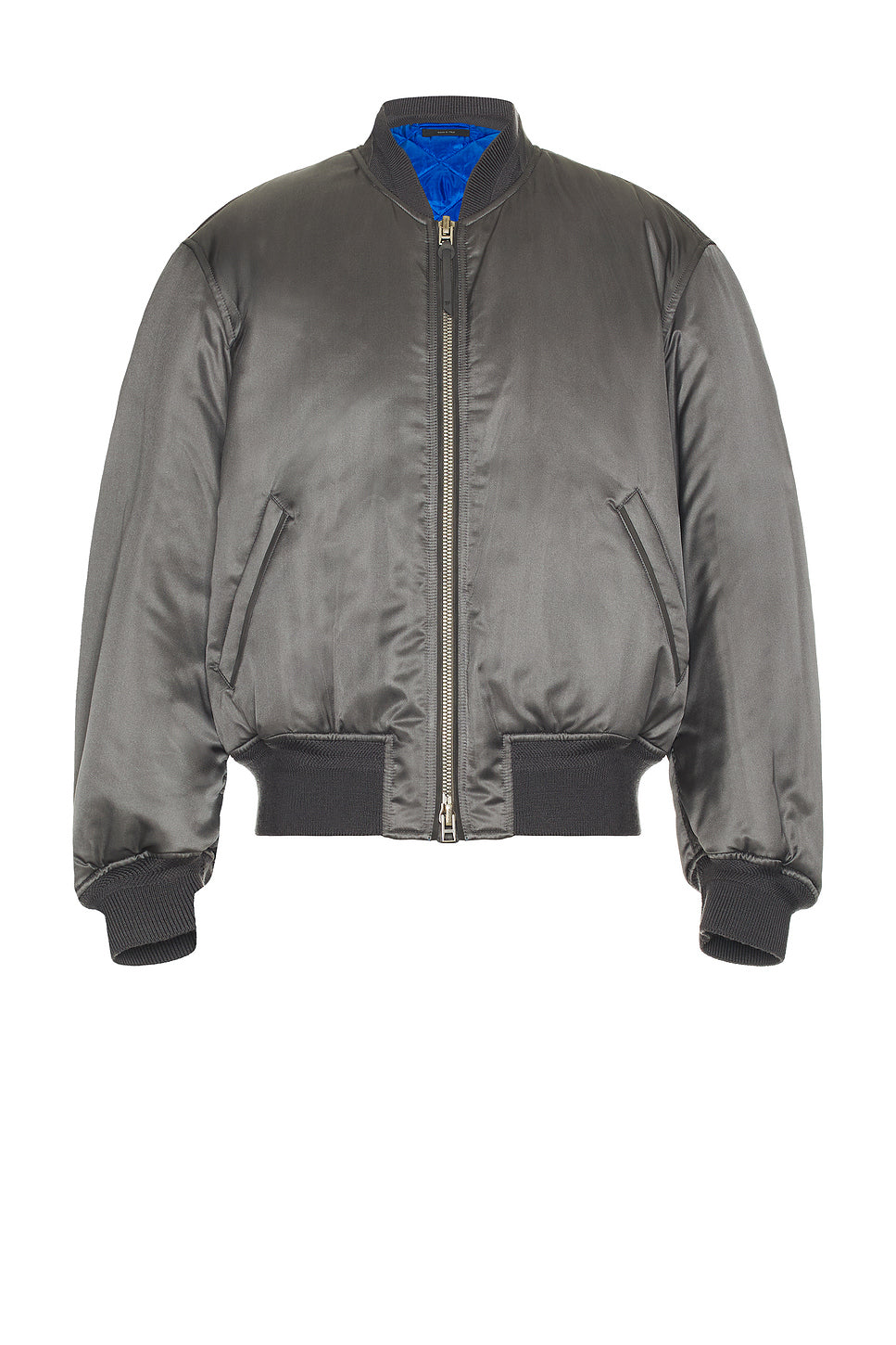 Soft Silk Satin Bomber