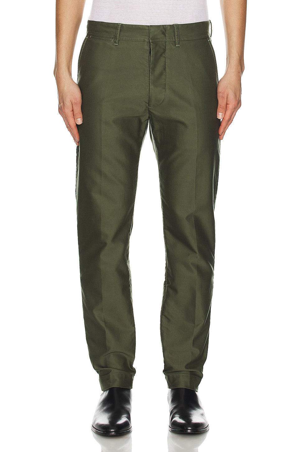 Compact Cotton Chino Pant