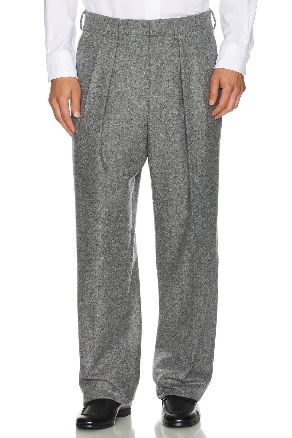 Traditional Flannel Double Pleat Pant