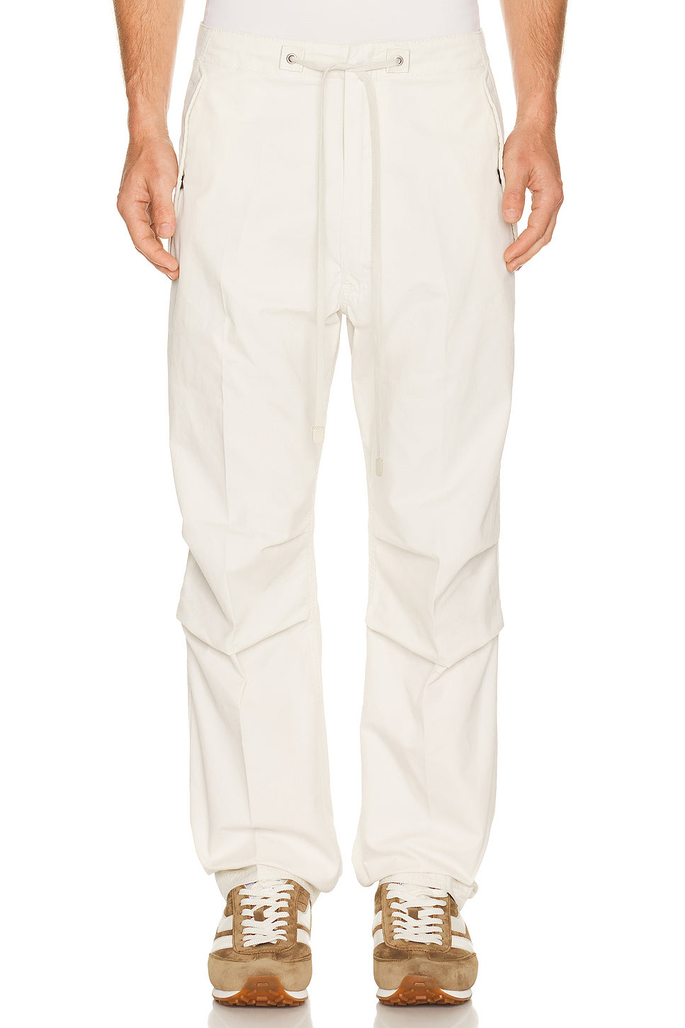 Peach Touch Enzyme Twill Clean Cargo Pant