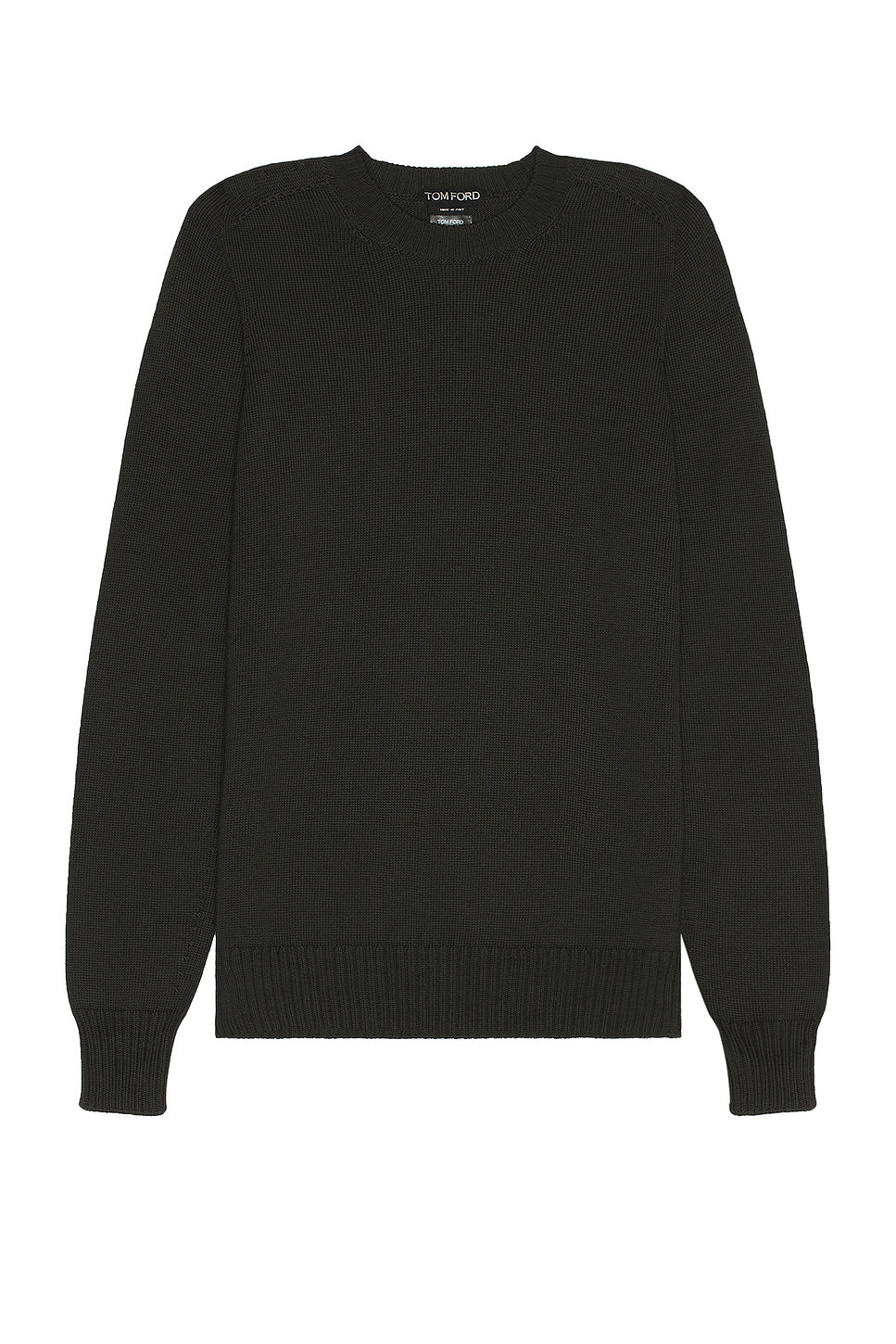 Cotton Silk Ls Crewneck