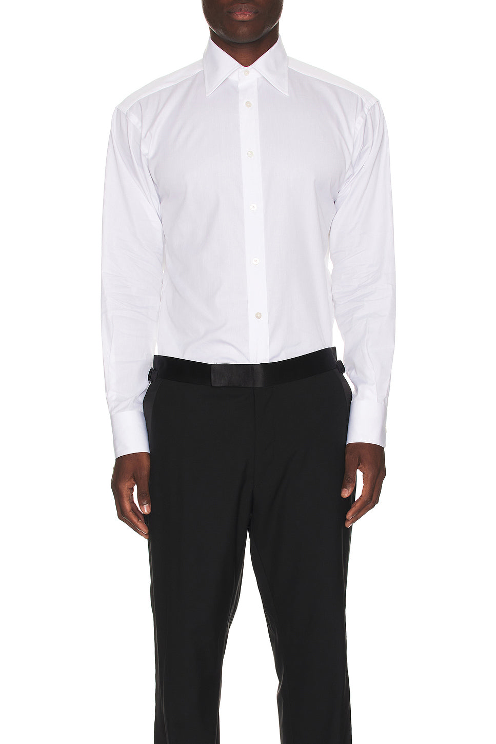 Cotton Silk Serge Fluid Fit Shirt