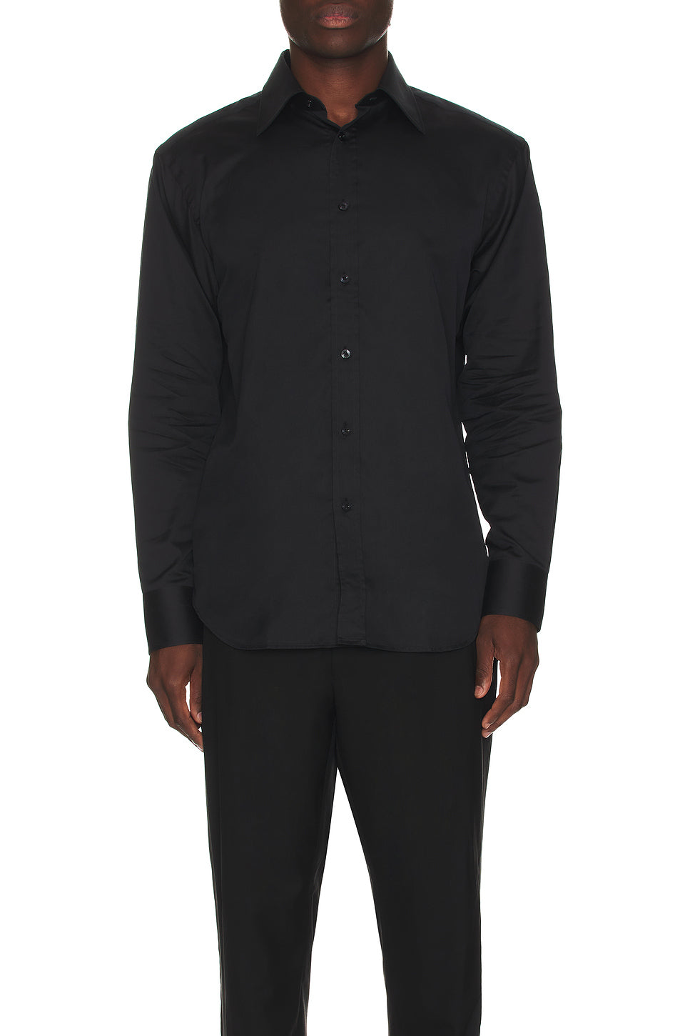 Cotton Silk Serge Fluid Fit Shirt