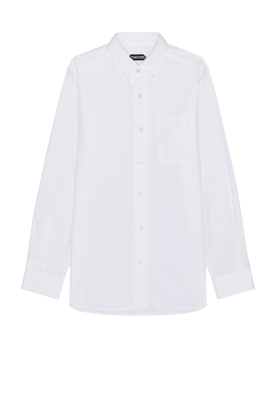 Washed Stretch Oxford Slim Fit Leisure Shirt