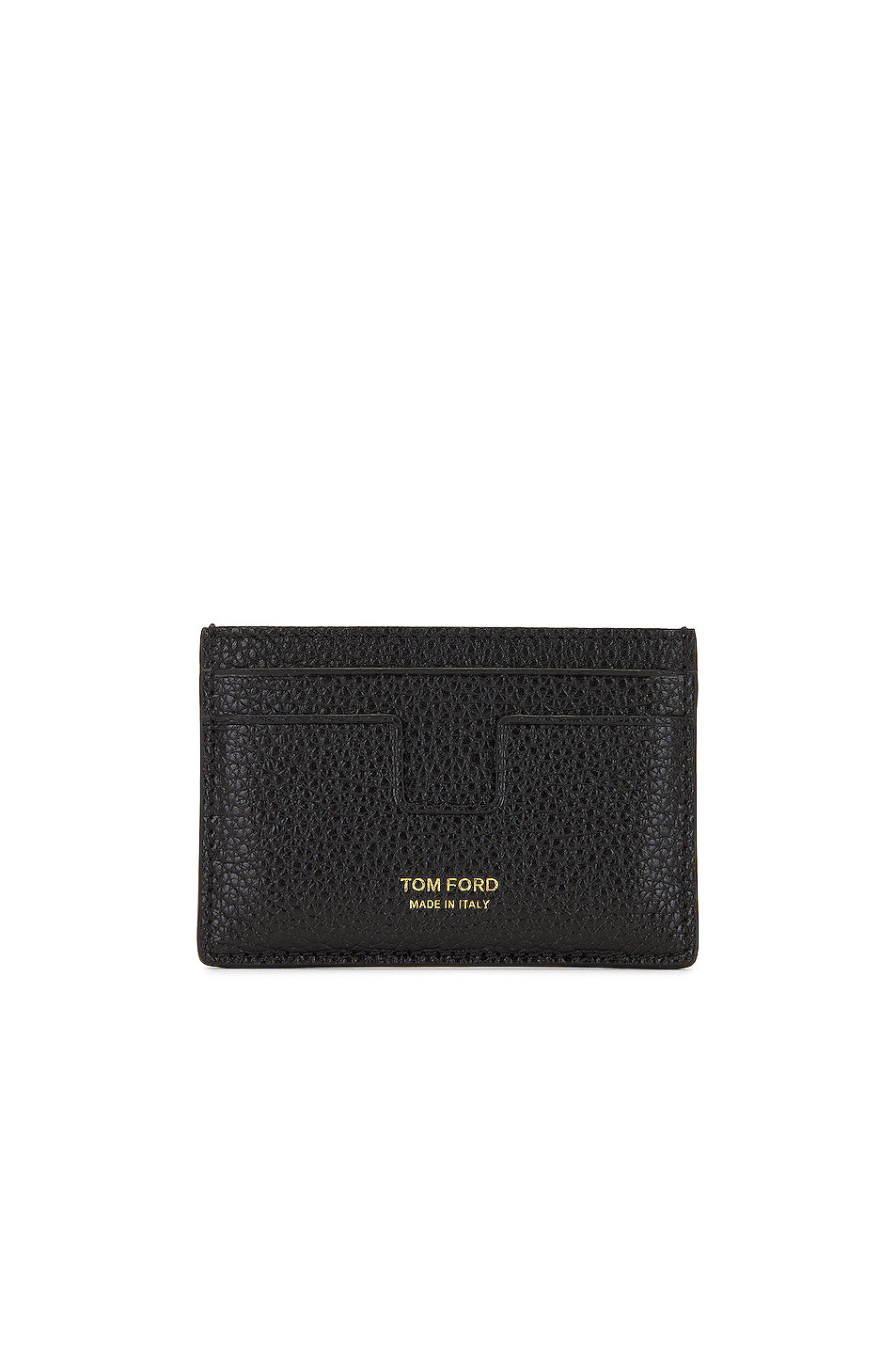 Soft Grain Leather T Line Classic Card Holder