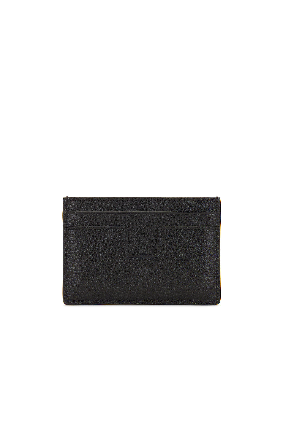 Soft Grain Leather T Line Classic Card Holder