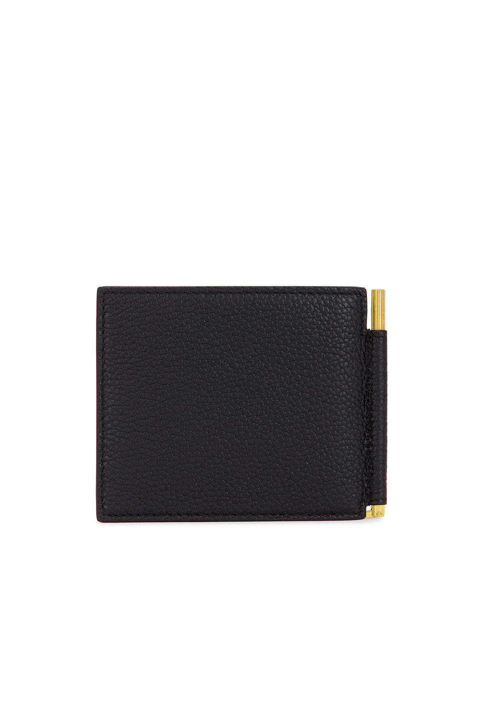 Soft Grain Leather T Line Money Clip Wallet