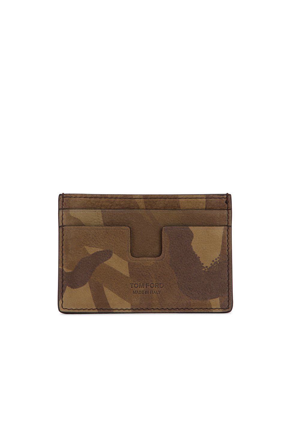 Camo Nubuck T Line Cardholder