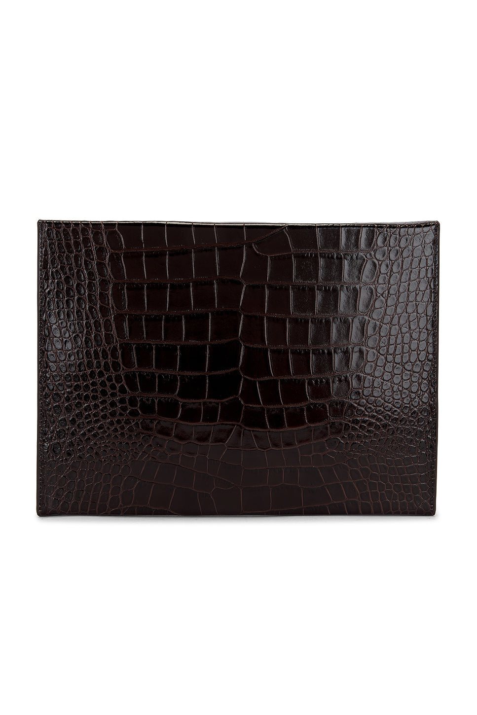 Shiny Printed Croc Slim Flap Portfolio
