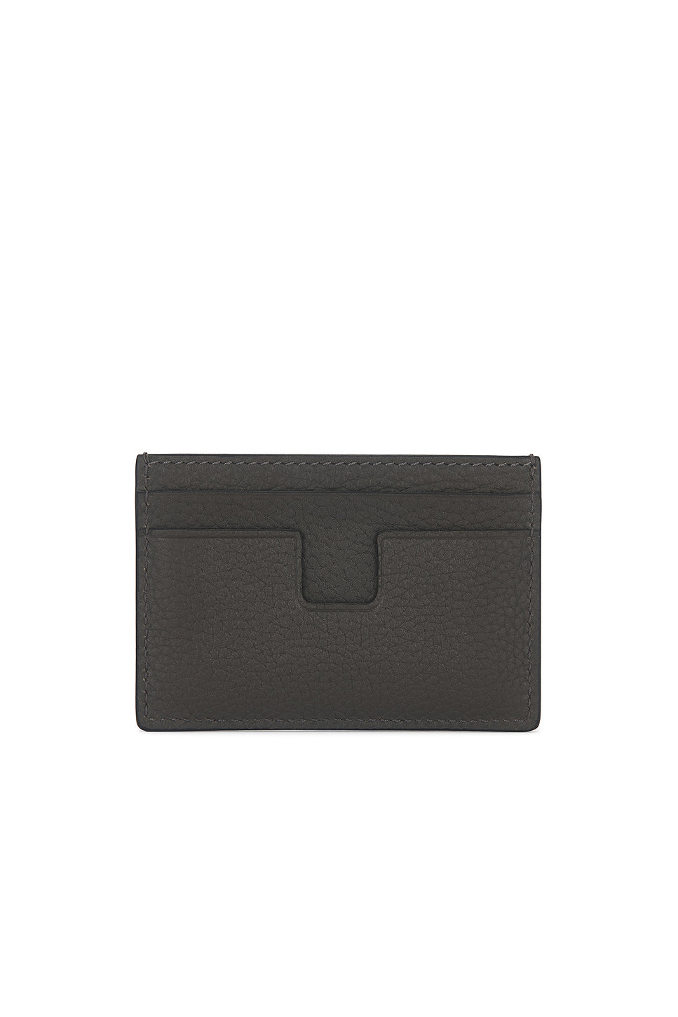 Soft Grain Leather T Line Classic Card Holder
