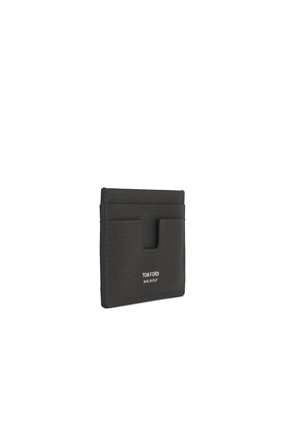 Soft Grain Leather T Line Classic Card Holder