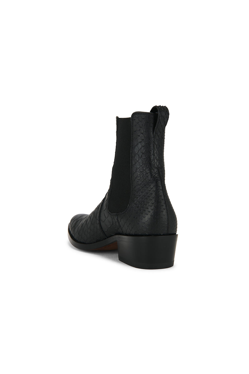 Matt Printed Python Chelsea Boot