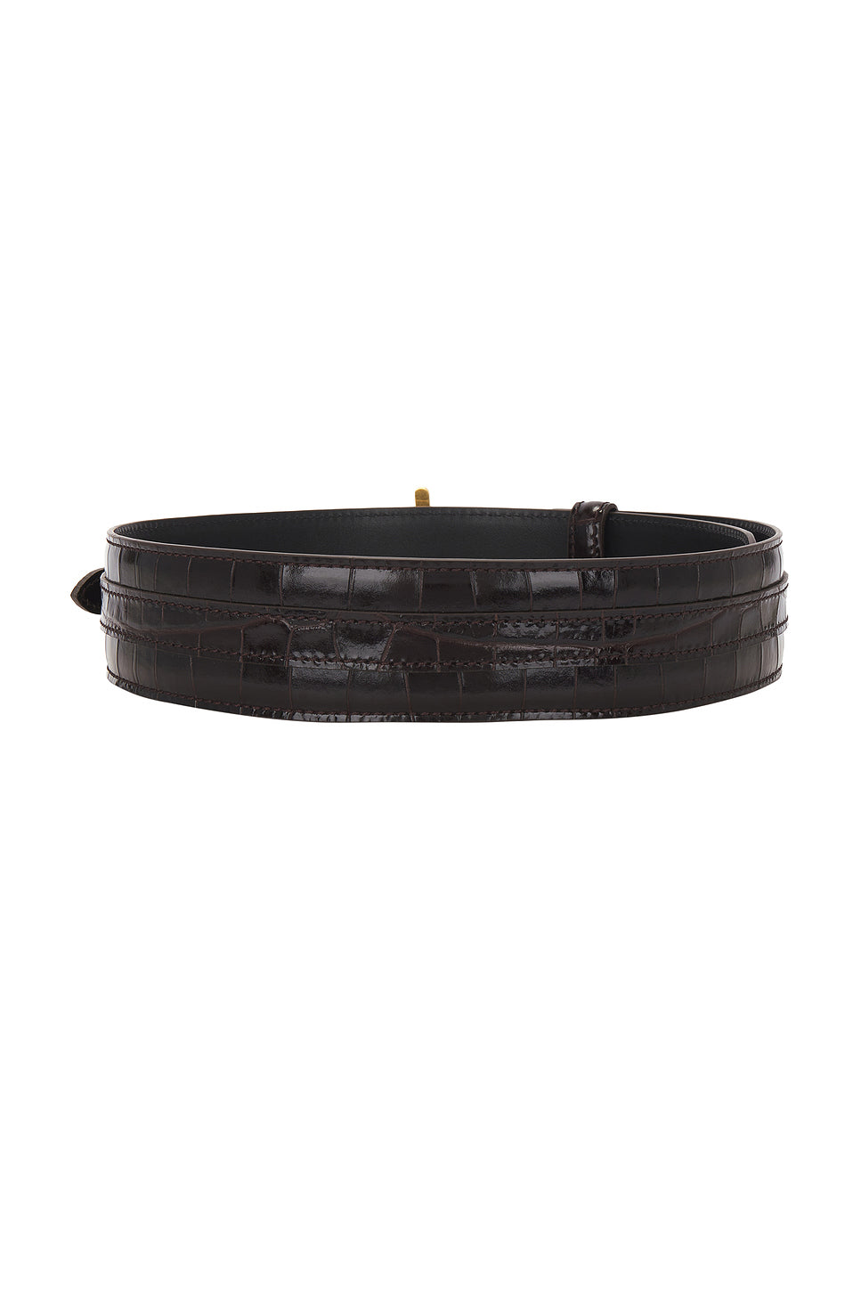 Shiny Printed Croc Belt