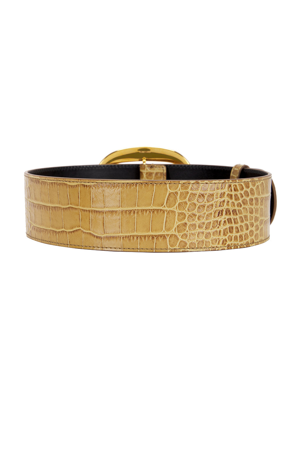 Ursula 50mm Stamped Croc Belt