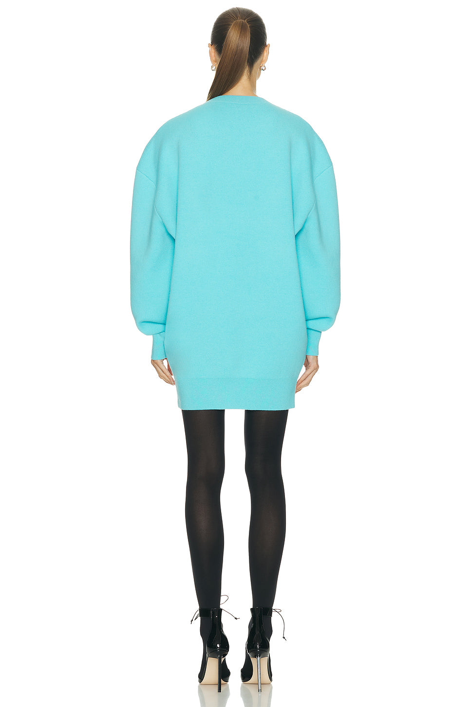 Sculptural Double Face Mini Dress