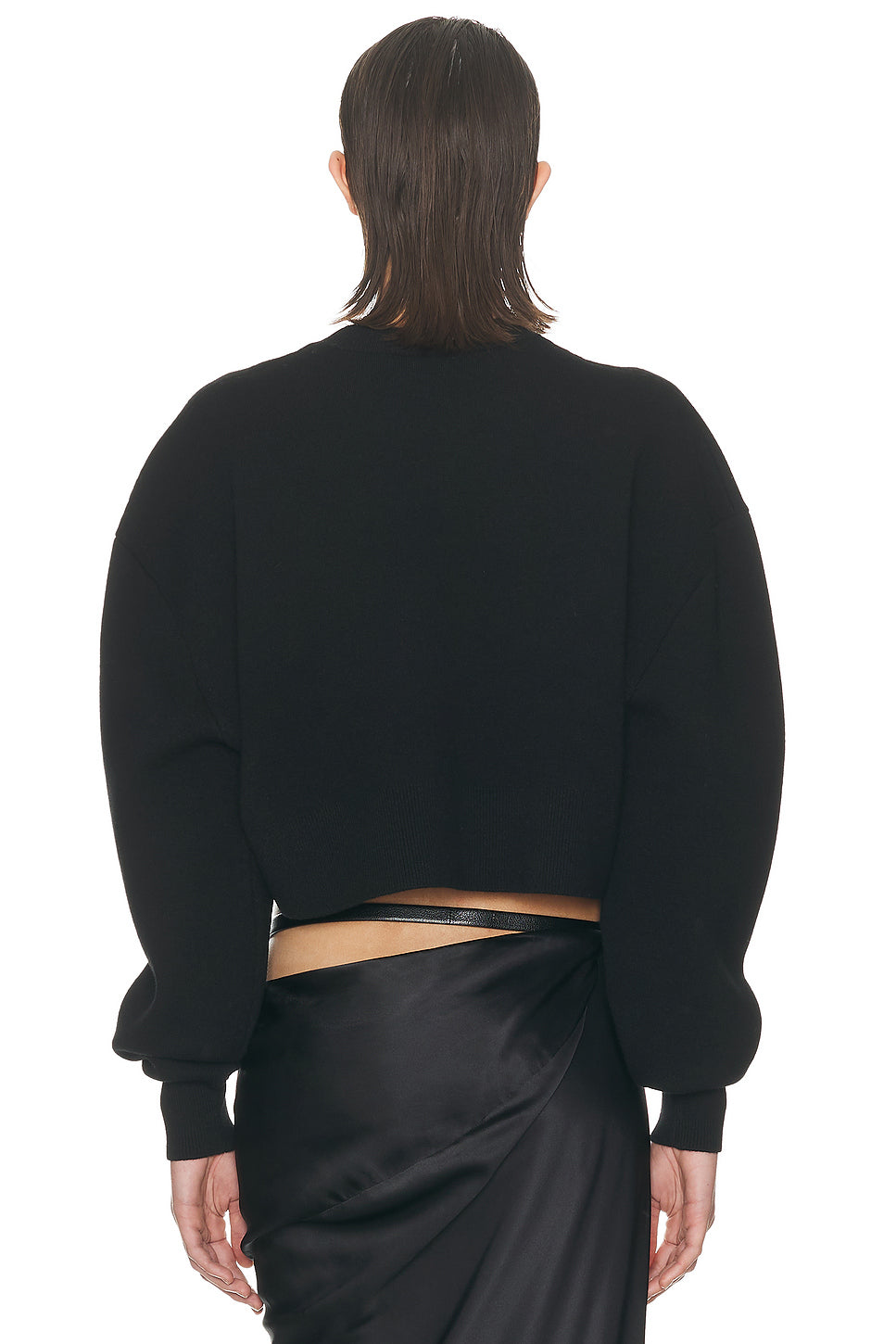 Sculptural Double Face Sweatshirt