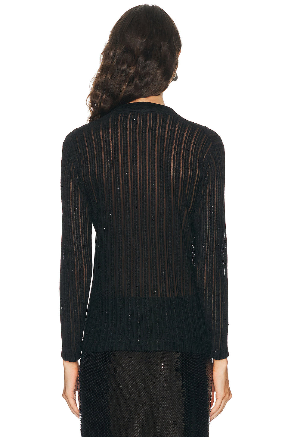 Micro Sequins Evening Cardigan
